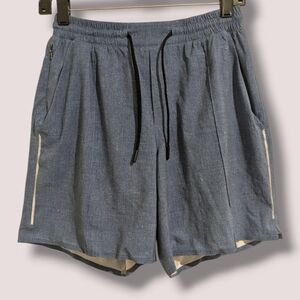 Lululemon Men's Blue R.A.D. Run All Day Shorts Athleisure Active Breathable